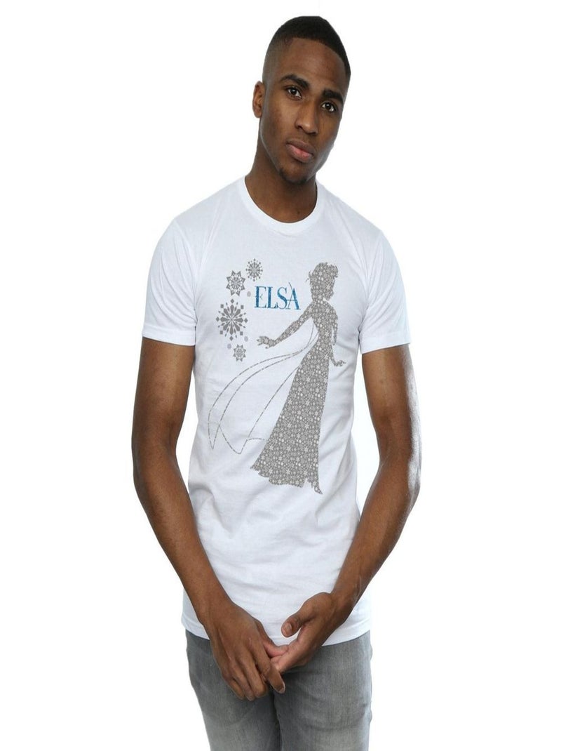 Disney - T-shirt La Reine des Neiges Blanc - Kiabi