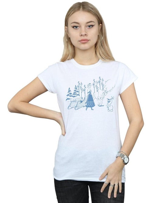 Disney - T-shirt La Reine des Neiges - Kiabi