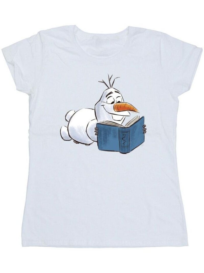 Disney - T-shirt La Reine des Neiges Blanc - Kiabi