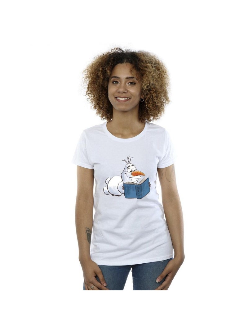 Disney - T-shirt La Reine des Neiges Blanc - Kiabi