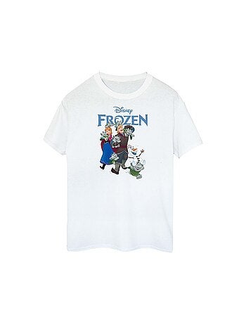 Disney - T-shirt La Reine des Neiges HAPPY Les Trolls