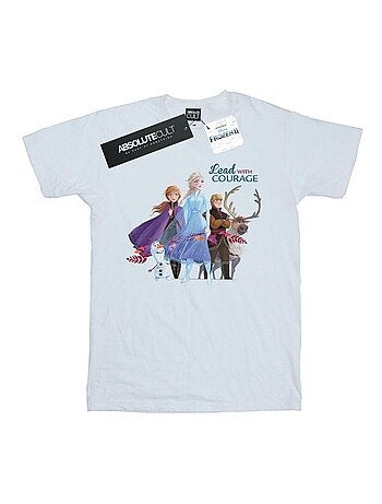 Disney - T-shirt La Reine des Neiges LEAD COURAGE