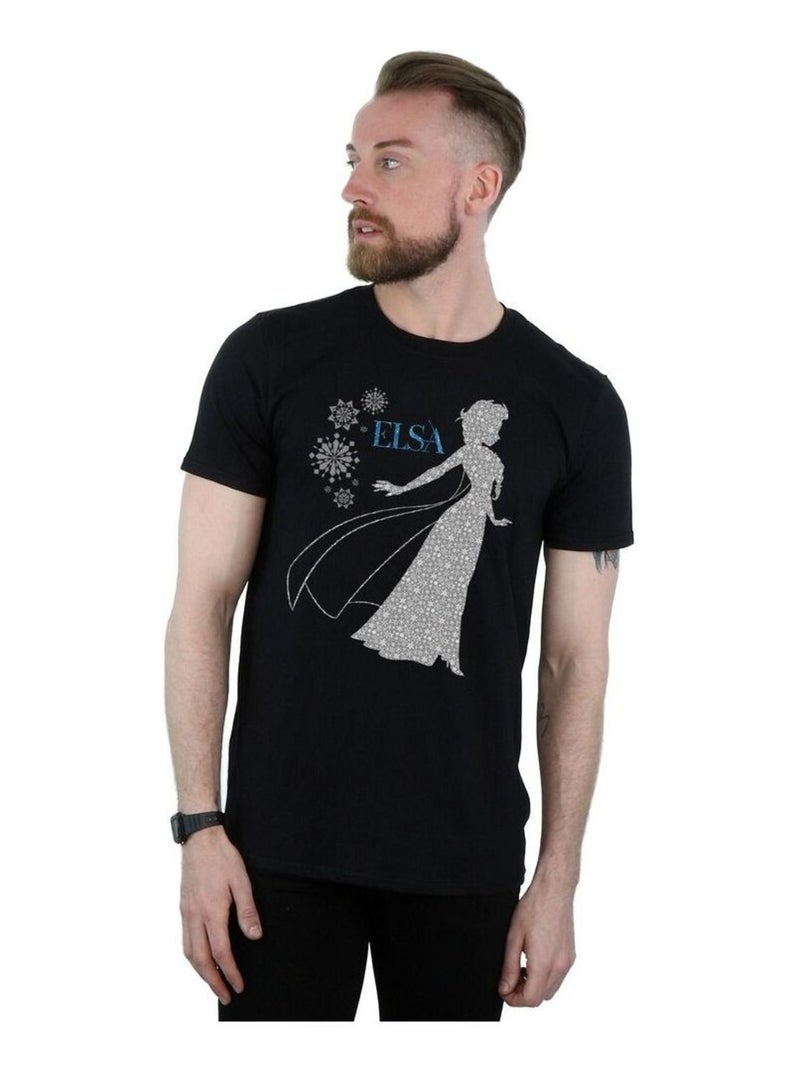 Disney - T-shirt La Reine des Neiges Noir - Kiabi