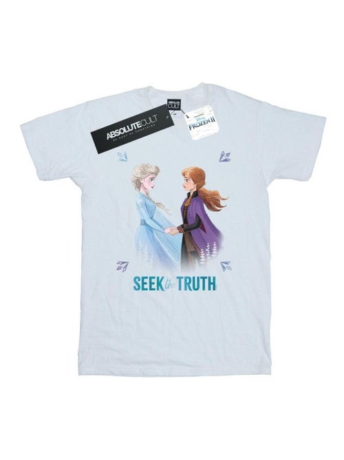 Disney - T-shirt La Reine des Neiges SEEK THE TRUTH - Kiabi