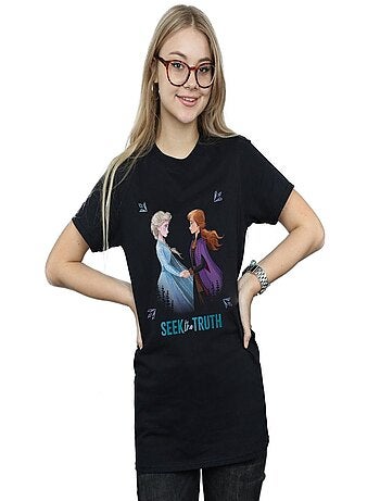 Disney - T-shirt La Reine des Neiges SEEK THE TRUTH