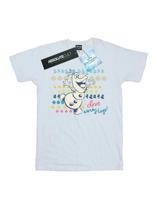 Disney - T-shirt La Reine des Neiges WARM HUGS - Kiabi