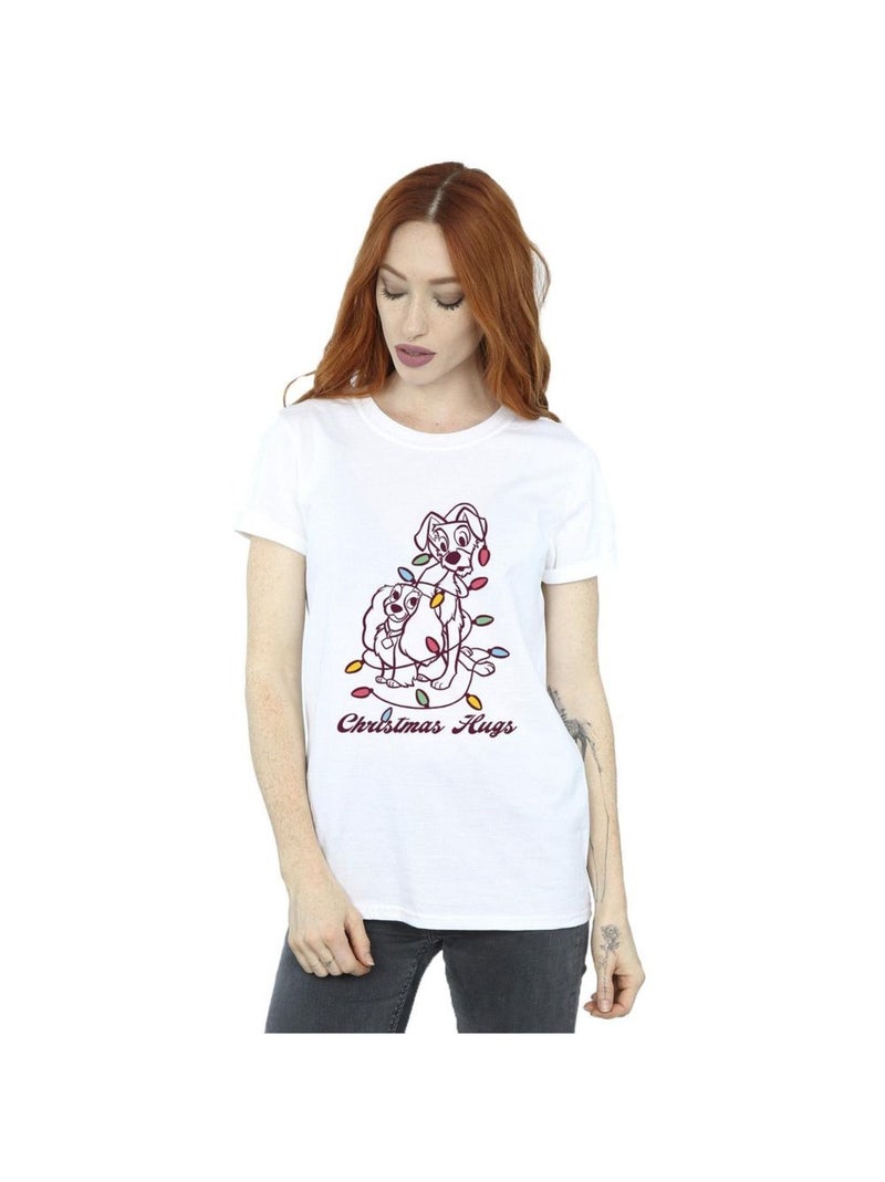 Disney - T-shirt LADY AND THE TRAMP Blanc - Kiabi