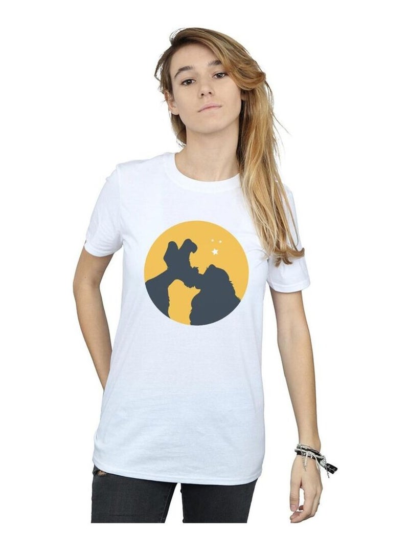 Disney - T-shirt LADY AND THE TRAMP Blanc - Kiabi