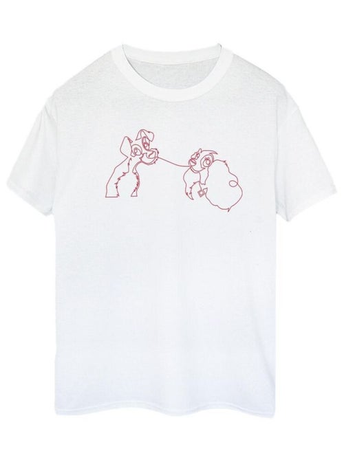 Disney - T-shirt LADY AND THE TRAMP - Kiabi Disney - T-shirt LADY AND THE TRAMP - Kiabi
