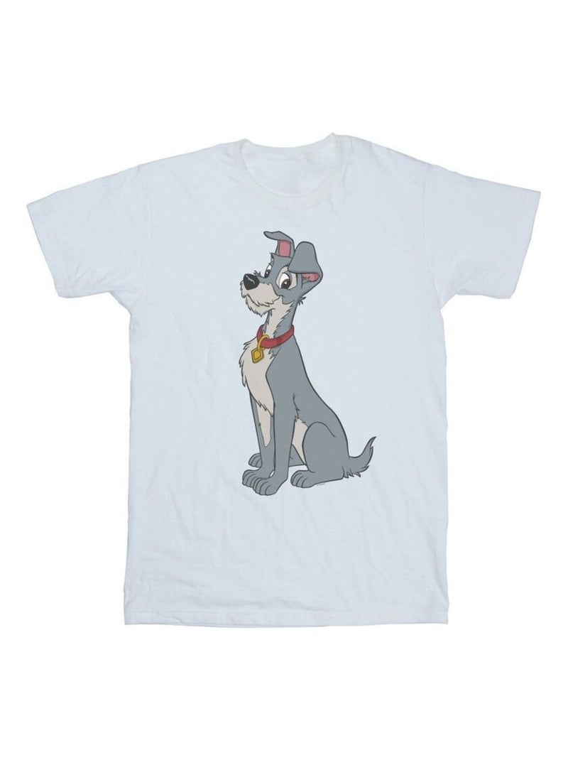 Disney - T-shirt LADY AND THE TRAMP Blanc - Kiabi