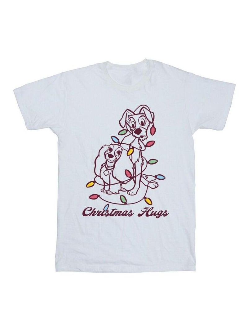 Disney - T-shirt LADY AND THE TRAMP Blanc - Kiabi