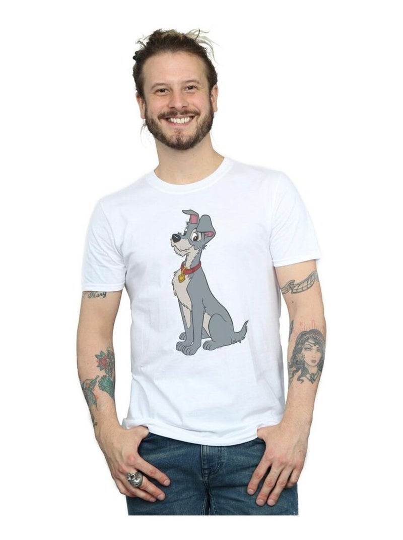 Disney - T-shirt LADY AND THE TRAMP Blanc - Kiabi