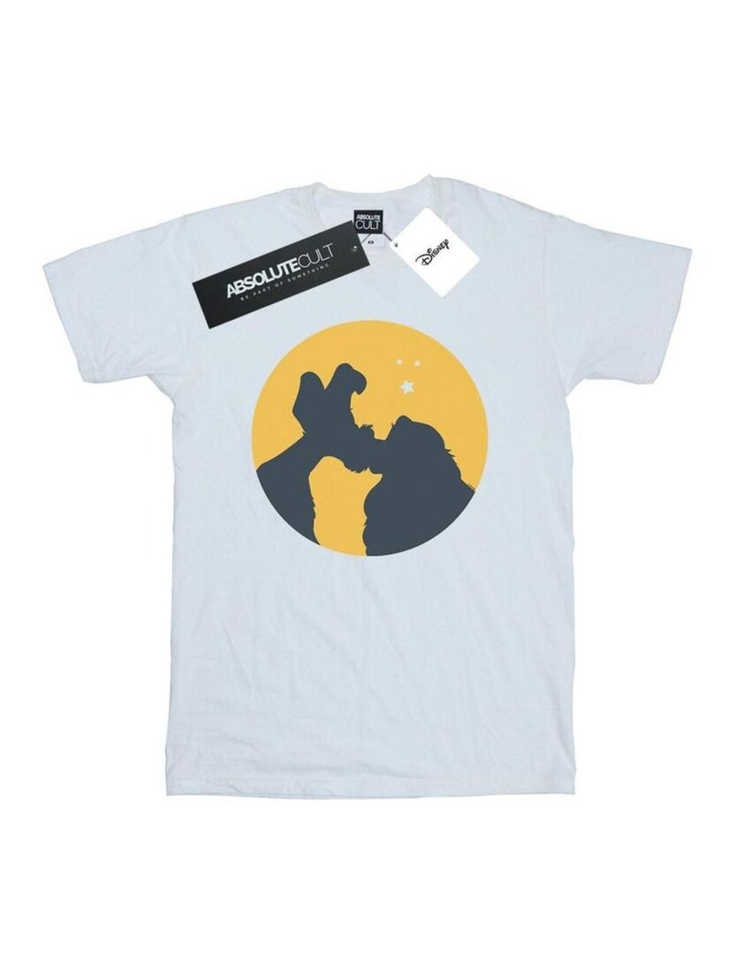 Disney - T-shirt LADY AND THE TRAMP Blanc - Kiabi