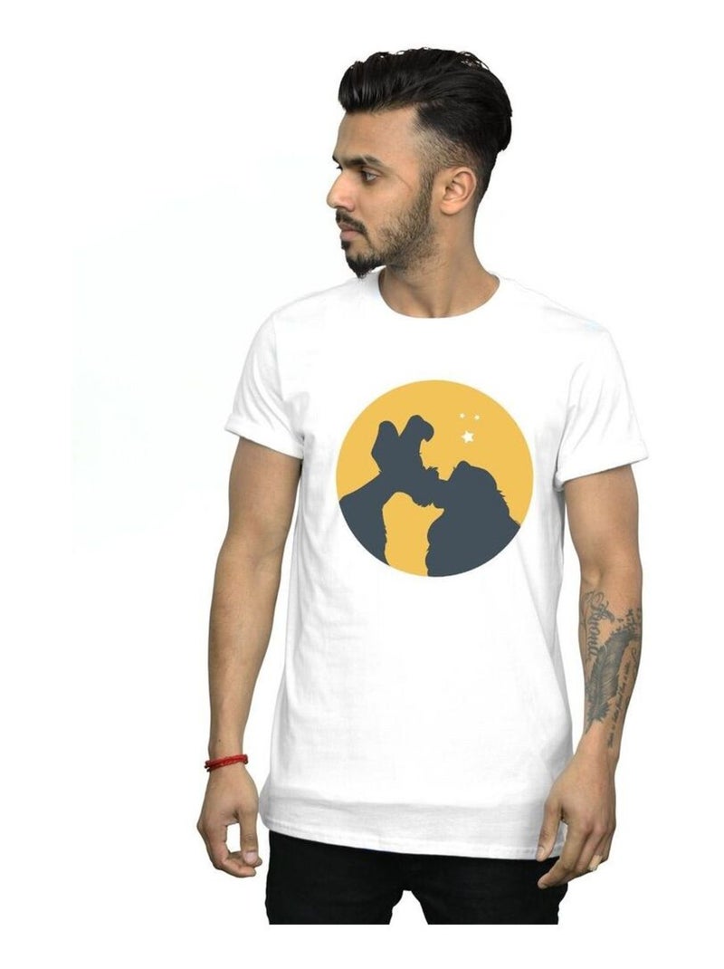 Disney - T-shirt LADY AND THE TRAMP Blanc - Kiabi