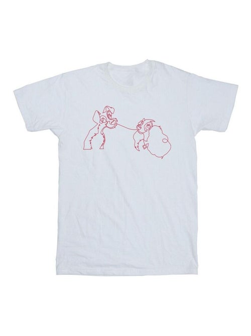 Disney - T-shirt LADY AND THE TRAMP - Kiabi