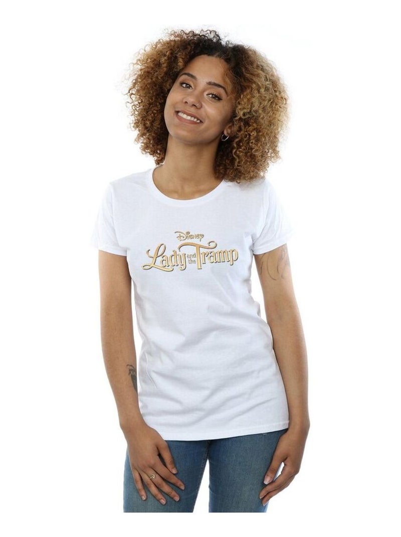 Disney - T-shirt LADY AND THE TRAMP Blanc - Kiabi