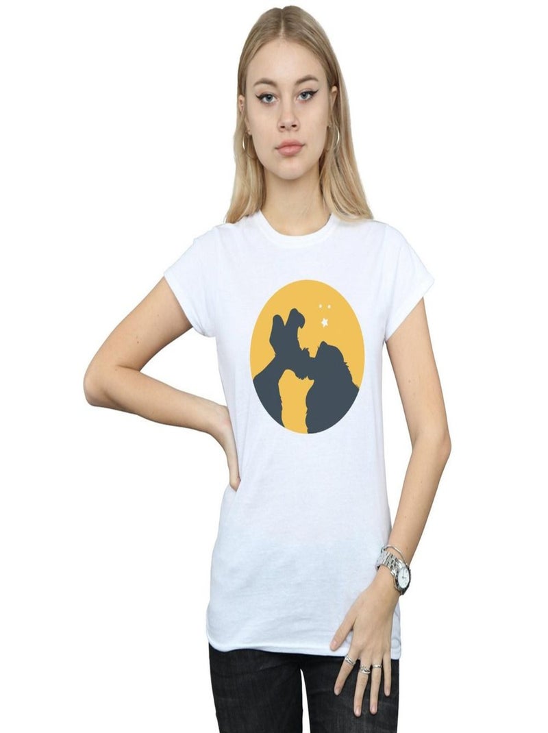 Disney - T-shirt LADY AND THE TRAMP Blanc - Kiabi