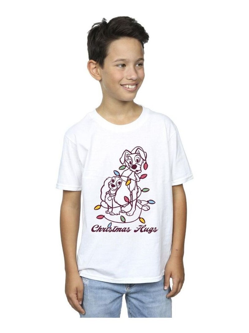 Disney - T-shirt LADY AND THE TRAMP Blanc - Kiabi