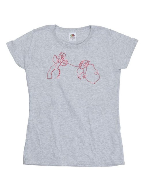 Disney - T-shirt LADY AND THE TRAMP - Kiabi