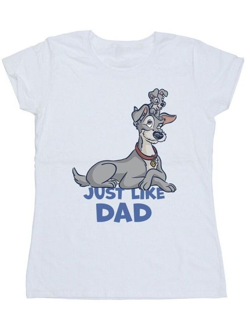 Disney - T-shirt LADY AND THE TRAMP JUST LIKE DAD - Kiabi Disney - T-shirt LADY AND THE TRAMP JUST LIKE DAD - Kiabi