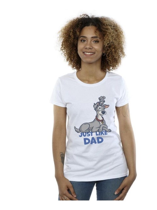 Disney - T-shirt LADY AND THE TRAMP JUST LIKE DAD - Kiabi Disney - T-shirt LADY AND THE TRAMP JUST LIKE DAD - Kiabi