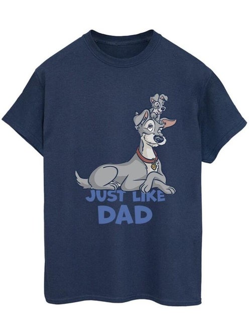 Disney - T-shirt LADY AND THE TRAMP JUST LIKE DAD - Kiabi