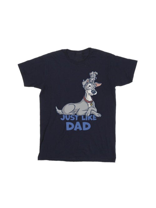 Disney - T-shirt LADY AND THE TRAMP JUST LIKE DAD - Kiabi