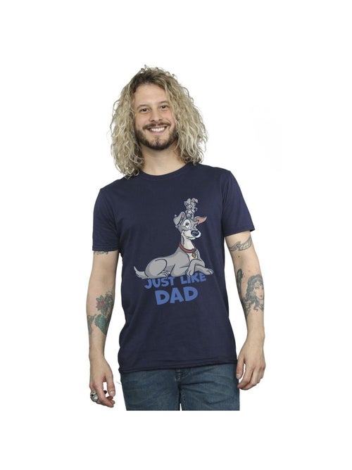Disney - T-shirt LADY AND THE TRAMP JUST LIKE DAD - Kiabi