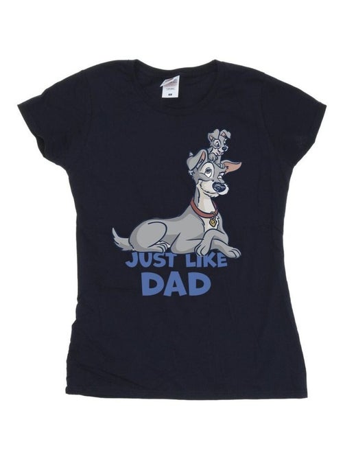 Disney - T-shirt LADY AND THE TRAMP JUST LIKE DAD - Kiabi Disney - T-shirt LADY AND THE TRAMP JUST LIKE DAD - Kiabi