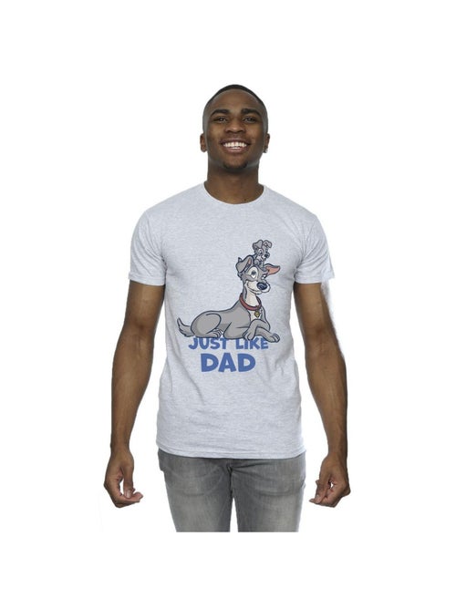 Disney - T-shirt LADY AND THE TRAMP JUST LIKE DAD - Kiabi