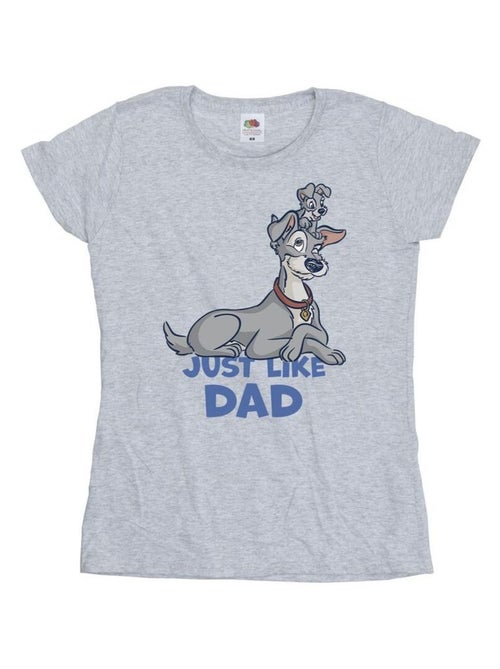 Disney - T-shirt LADY AND THE TRAMP JUST LIKE DAD - Kiabi Disney - T-shirt LADY AND THE TRAMP JUST LIKE DAD - Kiabi