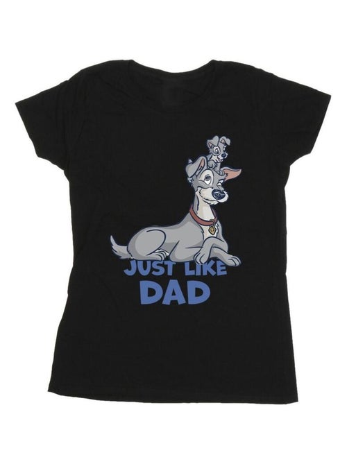 Disney - T-shirt LADY AND THE TRAMP JUST LIKE DAD - Kiabi Disney - T-shirt LADY AND THE TRAMP JUST LIKE DAD - Kiabi
