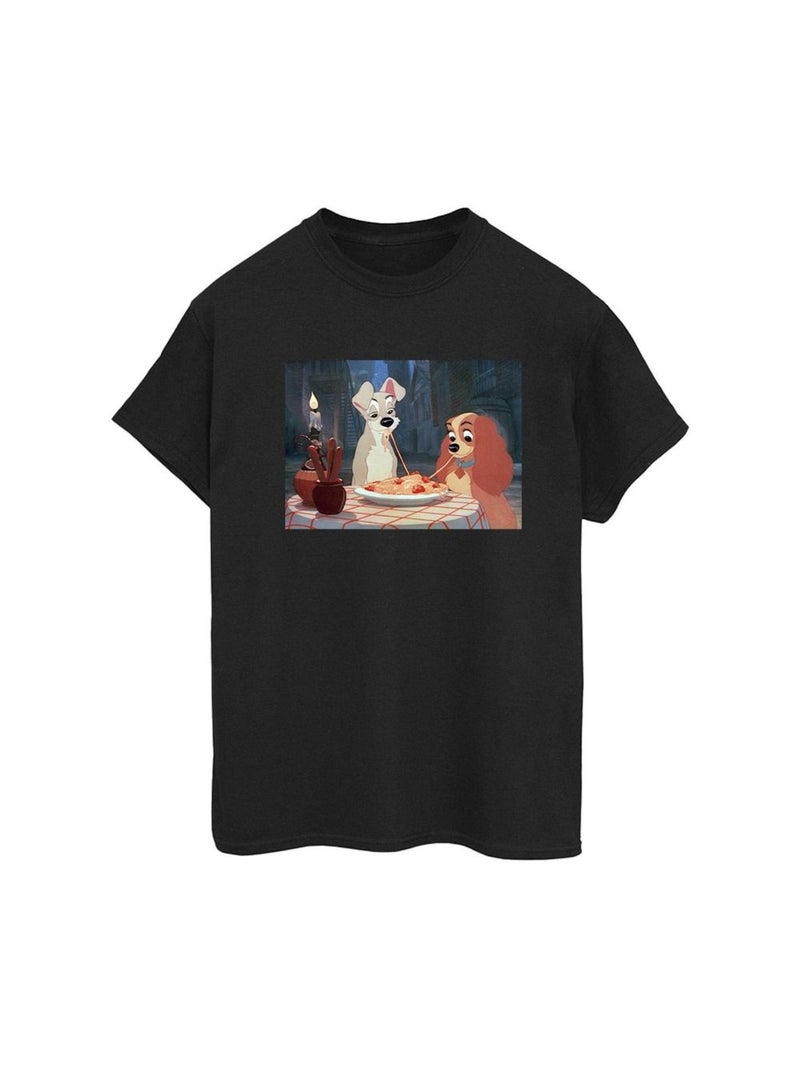 Disney - T-shirt LADY AND THE TRAMP Noir - Kiabi