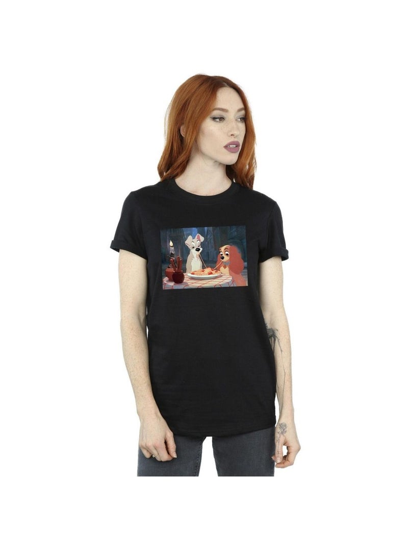 Disney - T-shirt LADY AND THE TRAMP Noir - Kiabi