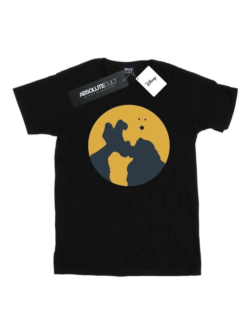 Disney - T-shirt LADY AND THE TRAMP Noir - Kiabi