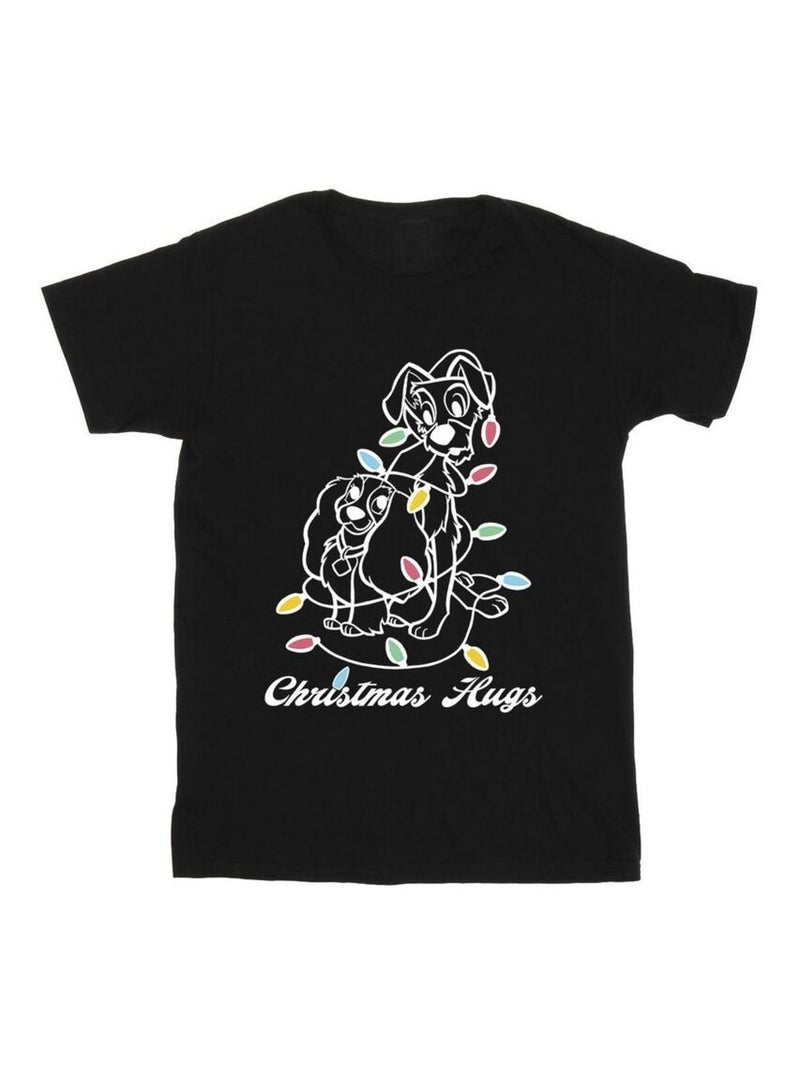 Disney - T-shirt LADY AND THE TRAMP Noir - Kiabi
