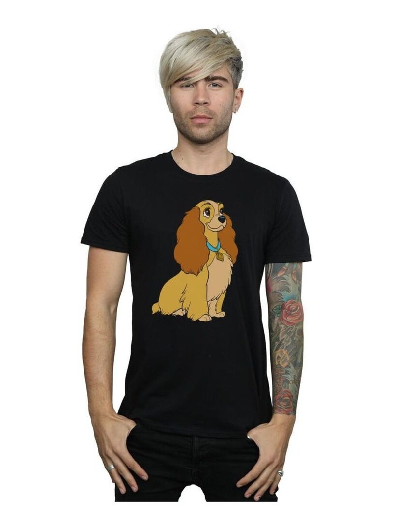 Disney - T-shirt LADY AND THE TRAMP Noir - Kiabi