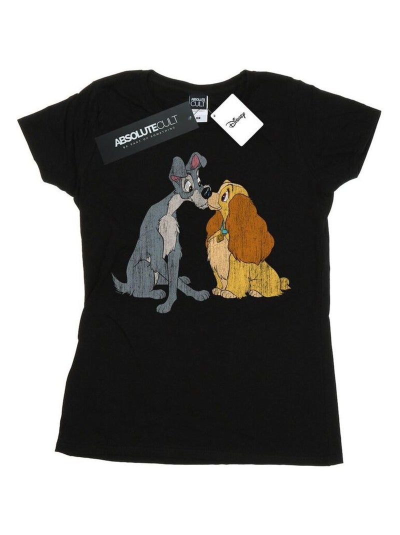 Disney - T-shirt LADY AND THE TRAMP Noir - Kiabi