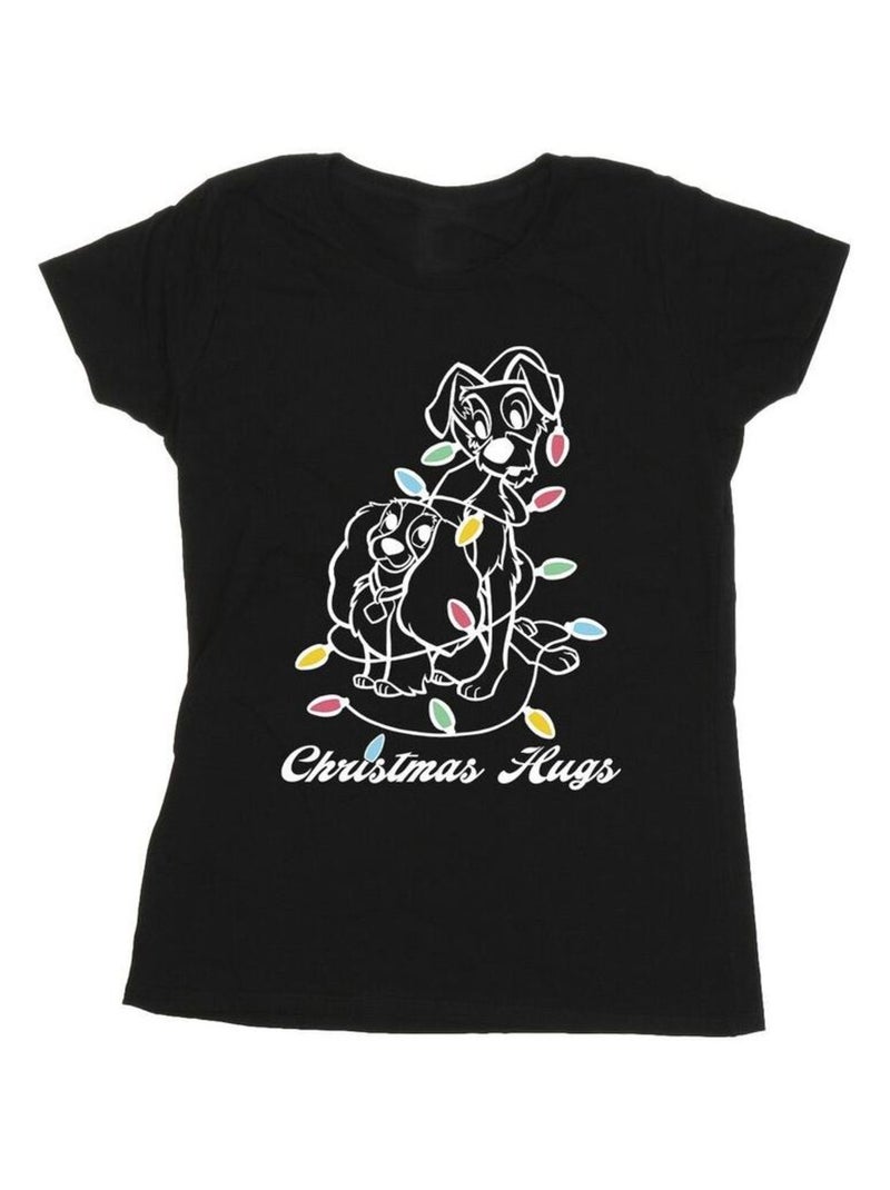 Disney - T-shirt LADY AND THE TRAMP Noir - Kiabi