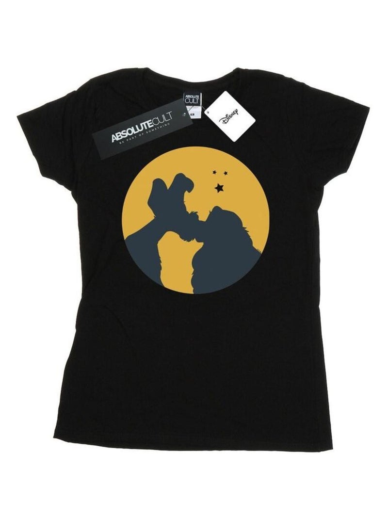 Disney - T-shirt LADY AND THE TRAMP Noir - Kiabi