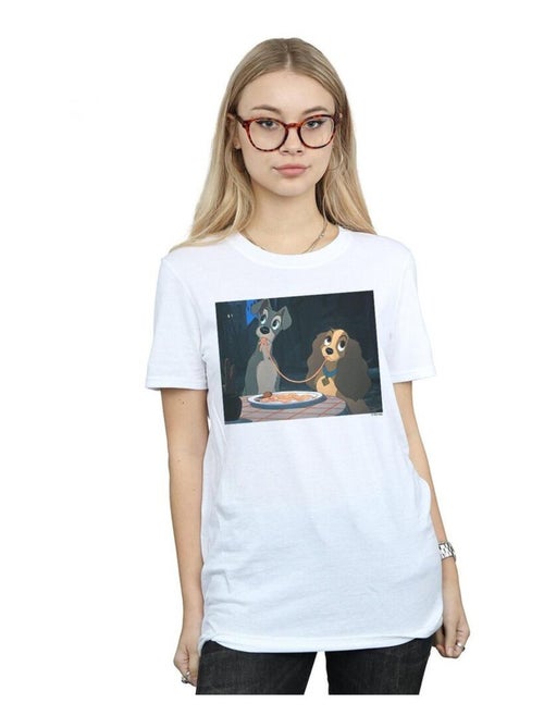 Disney - T-shirt LADY AND THE TRAMP SPAGHETTI SLURP - Kiabi Disney - T-shirt LADY AND THE TRAMP SPAGHETTI SLURP - Kiabi