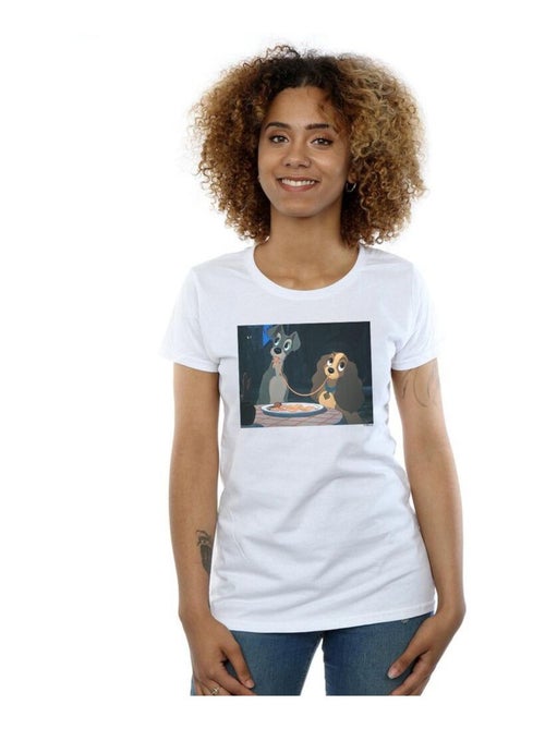 Disney - T-shirt LADY AND THE TRAMP SPAGHETTI SLURP - Kiabi Disney - T-shirt LADY AND THE TRAMP SPAGHETTI SLURP - Kiabi