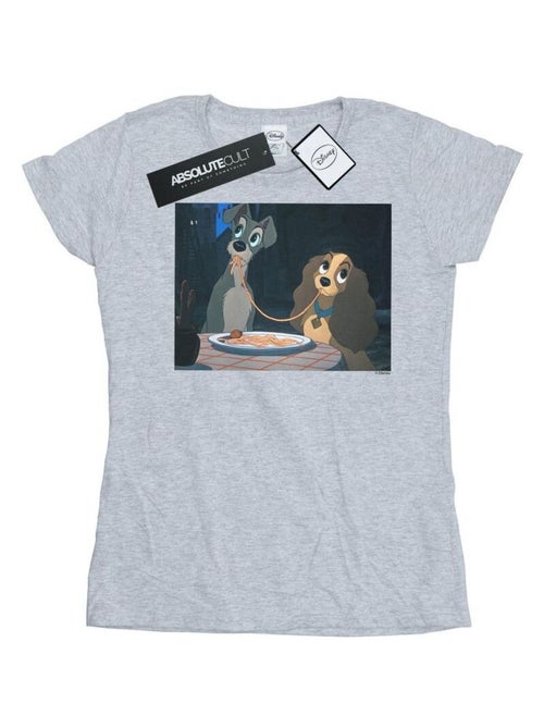 Disney - T-shirt LADY AND THE TRAMP SPAGHETTI SLURP - Kiabi