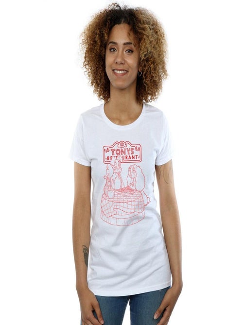 Disney - T-shirt LADY AND THE TRAMP THAT'S AMORE - Kiabi