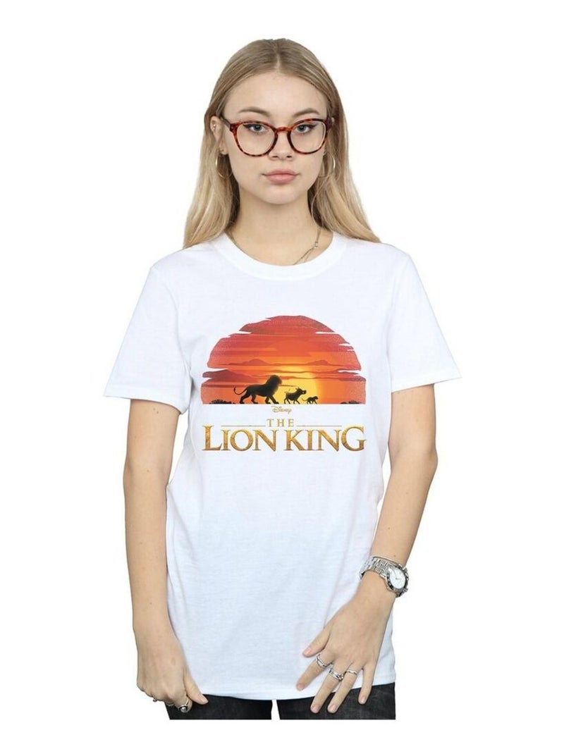 Disney - T-shirt Le Roi Lion Blanc - Kiabi