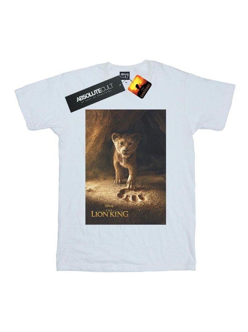 Disney - T-shirt Le Roi Lion Blanc - Kiabi