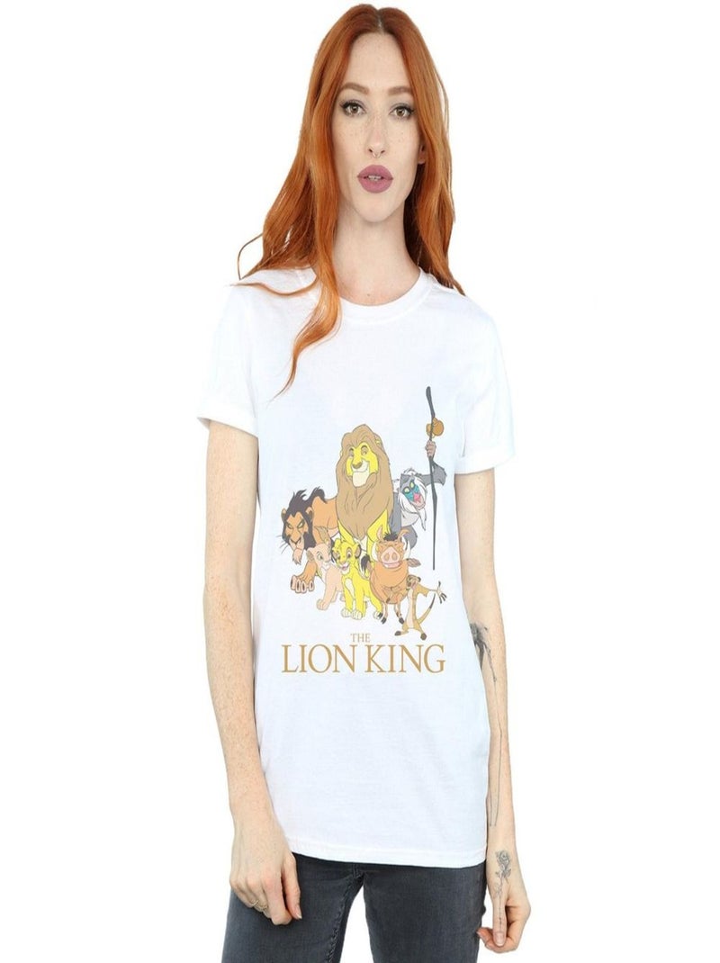 Disney - T-shirt Le Roi Lion Blanc - Kiabi
