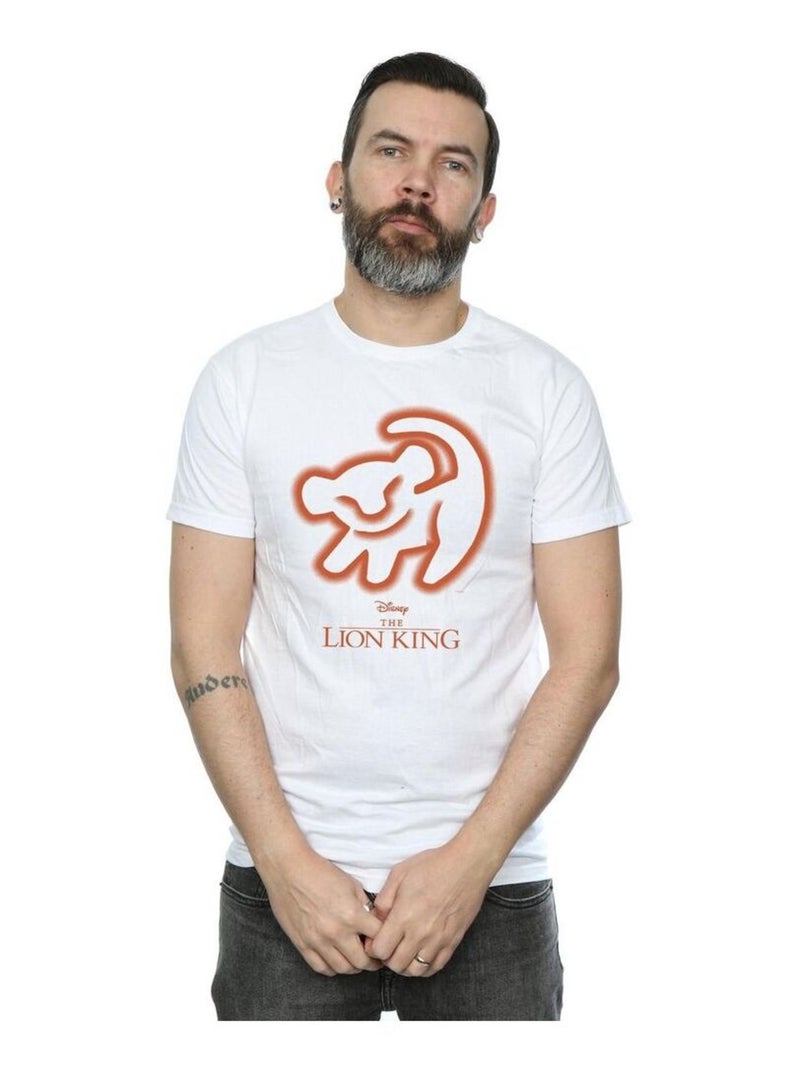 Disney - T-shirt Le Roi Lion Blanc - Kiabi