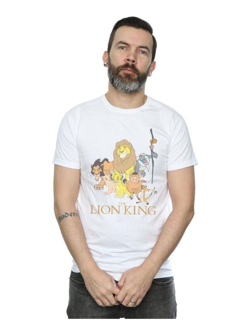 Disney - T-shirt Le Roi Lion Blanc - Kiabi