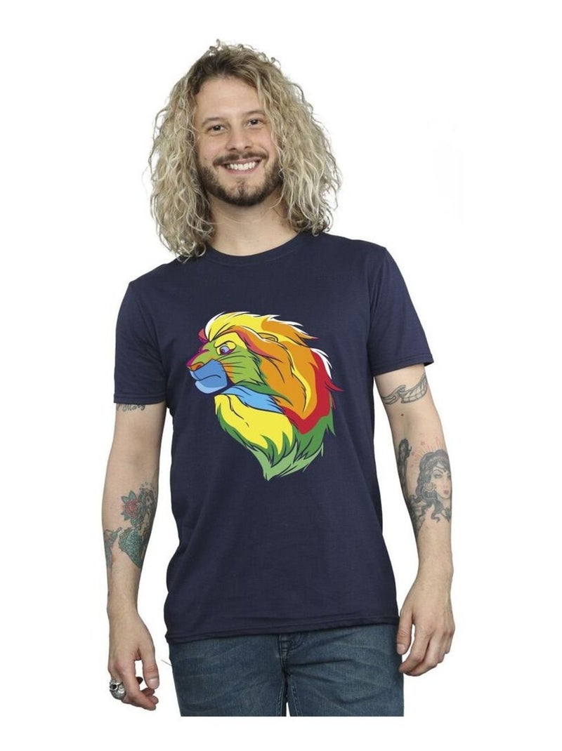 Disney - T-shirt Le Roi Lion Bleu marine - Kiabi